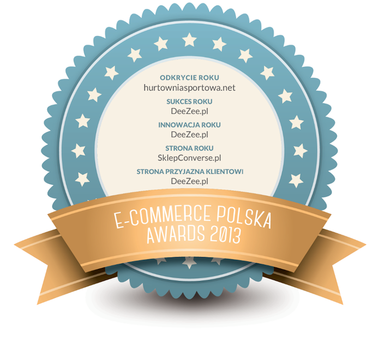 e-Commerce Polska awards 2013 - pięć nagród dla realizacji i-sklep