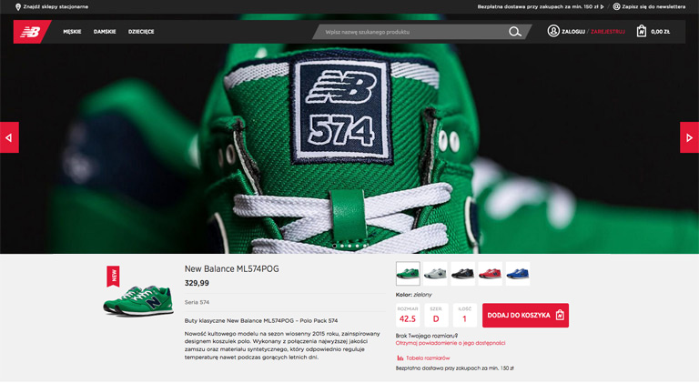 Product page view